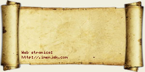 Isidora Pantelić vizit kartica